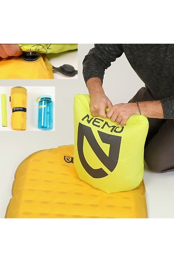 TENSOR - Gonflage du matelas via le sac-pompe inclus - Marque NEMO