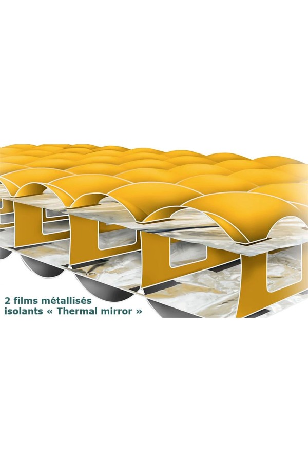 TENSOR INSULATED REGULAR : 2 films métallisés isolants - Thermal mirror - Marque NEMO