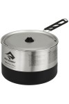 SIGMA POT - 2,7  litres : Popote - Inox - Vue autre côté - Marque Sea to Summit