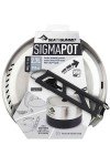 SIGMA POT - 2,7  litres : Popote - Inox - Vue de dessus - Marque Sea to Summit