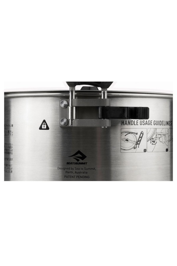 SIGMA POT - 3,7 litres : Popote - Inox - Verrouillage de la poignée - Marque Sea to Summit