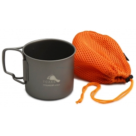 TASSE EN TITANE 375 ml  : Vue de la housse - Toaks.