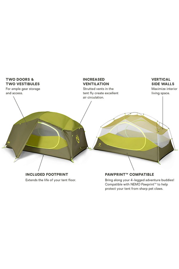 NEMO AURORA 2P : Caractéristiques - Marque  Nemo