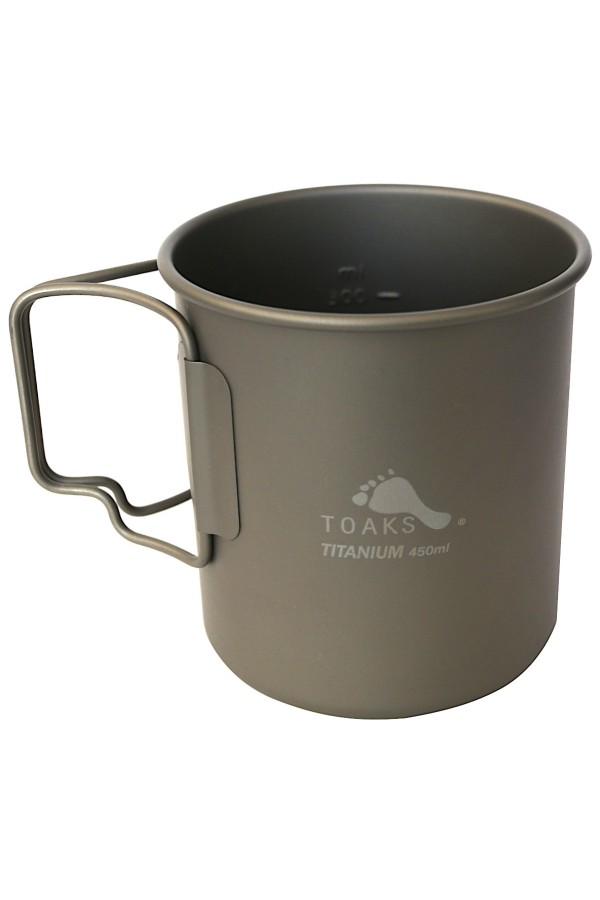 TASSE EN TITANE  450 ml : Avec anses - 62 grammes - Toaks.