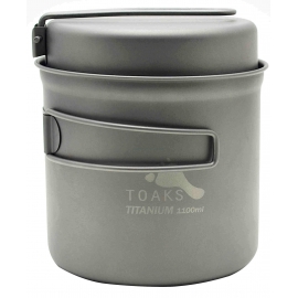 Popote avec poêle en titane - 1100 ml : 159 grammes - CKW-1100 - Toaks