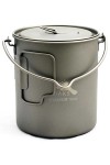 POPOTE EN TITANE  750 ml : 110 grammes - Avec anse de suspension - Réf. POT-750-BH -Toak