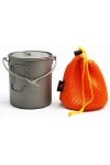 POPOTE EN TITANE  750 ml : 110 grammes - Vue de la housse -Toaks