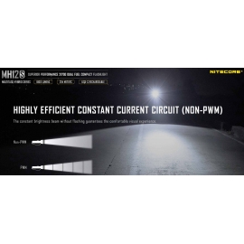 NITECORE MH12S : Lampe torche tactique - Circuit électrique optimsé - Nitecore