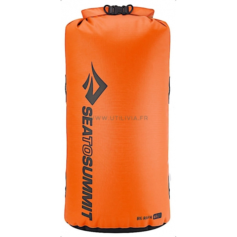 SAC ETANCHE BIG RIVER : Couleur orange - 65 litres - 420 Deniers - Sea to Summit