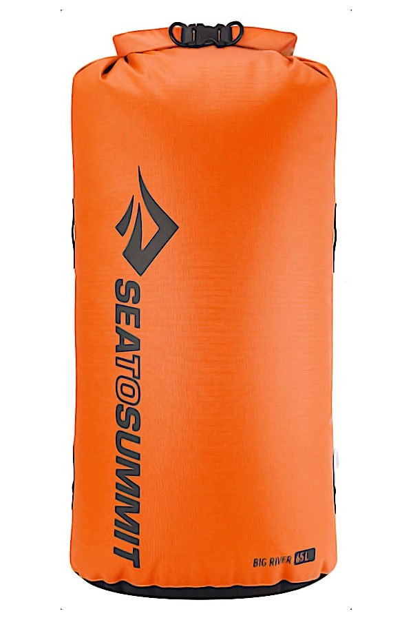 SAC ETANCHE BIG RIVER : Couleur orange - 65 litres - 420 Deniers - Sea to Summit