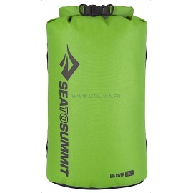 SAC ETANCHE BIG RIVER - Couleur vert pomme - 35 litres : 420 Deniers - Sea to Summit