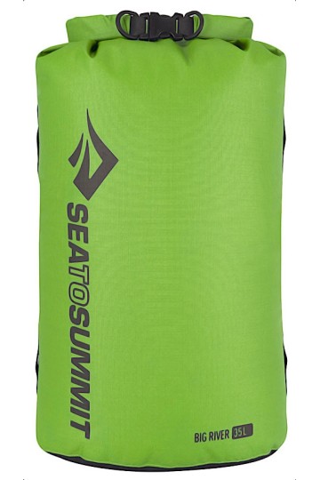 SAC ETANCHE BIG RIVER - Couleur vert pomme - 35 litres : 420 Deniers - Sea to Summit