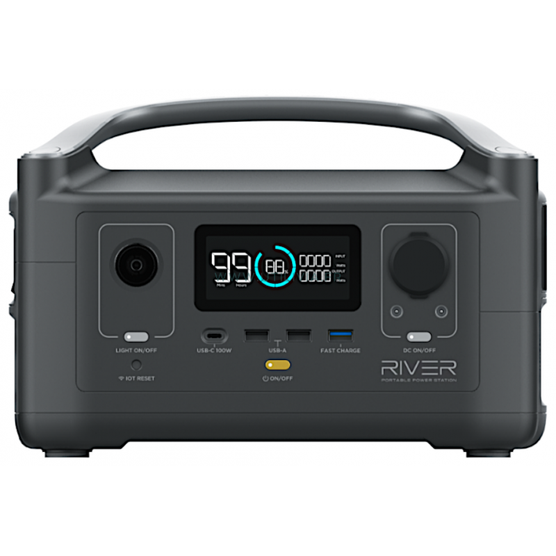 RIVER : Générateur à batterie lithium-ion - 288 Wh - Marque EcoFlow RIVER : Générateur à batterie lithium-ion - 288 Wh - Marque EcoFlow