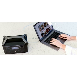 RIVER : Générateur à batterie lithium-ion - Utilisation avec ordinateur portable - Marque EcoFlow RIVER : Générateur à batterie lithium-ion - Utilisation avec ordinateur portable - Marque EcoFlow