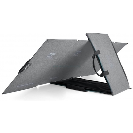 PANNEAU SOLAIRE - 110 Watts - Vue de dos - Marque EcoFlow. PANNEAU SOLAIRE - 110 Watts - Vue de dos - Marque EcoFlow.