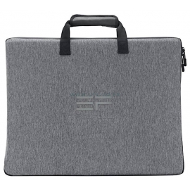PANNEAU SOLAIRE - 110 Watts - Vue du sac rigide de protection et d'inclinaison - Marque EcoFlow. PANNEAU SOLAIRE - 110 Watts - Vue du sac rigide de protection et d'inclinaison - Marque EcoFlow.