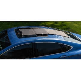 PANNEAU SOLAIRE - 110 Watts - Vue sur véhicule - Marque EcoFlow.