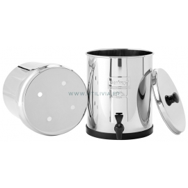 BIG BERKEY : Filtre à eau - Cuve en inox - Marque Berkey (BK4X2-BB). BIG BERKEY : Filtre à eau - Cuve en inox - Marque Berkey (BK4X2-BB).