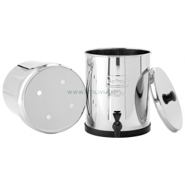 BIG BERKEY : Filtre à eau - Cuve en inox - Marque Berkey (BK4X2-BB).