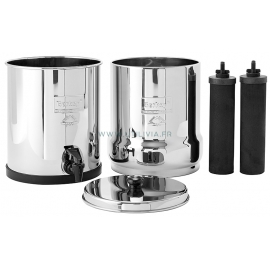 BIG BERKEY : Filtre à eau - Ensemble des éléments - Marque Berkey (BK4X2-BB).