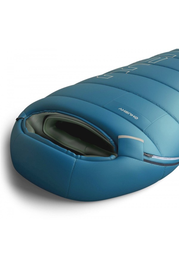 MINI : Sac de couchage 2 saisons - Température de confort de 12°C - Vue de la partie haute - Marque Husky