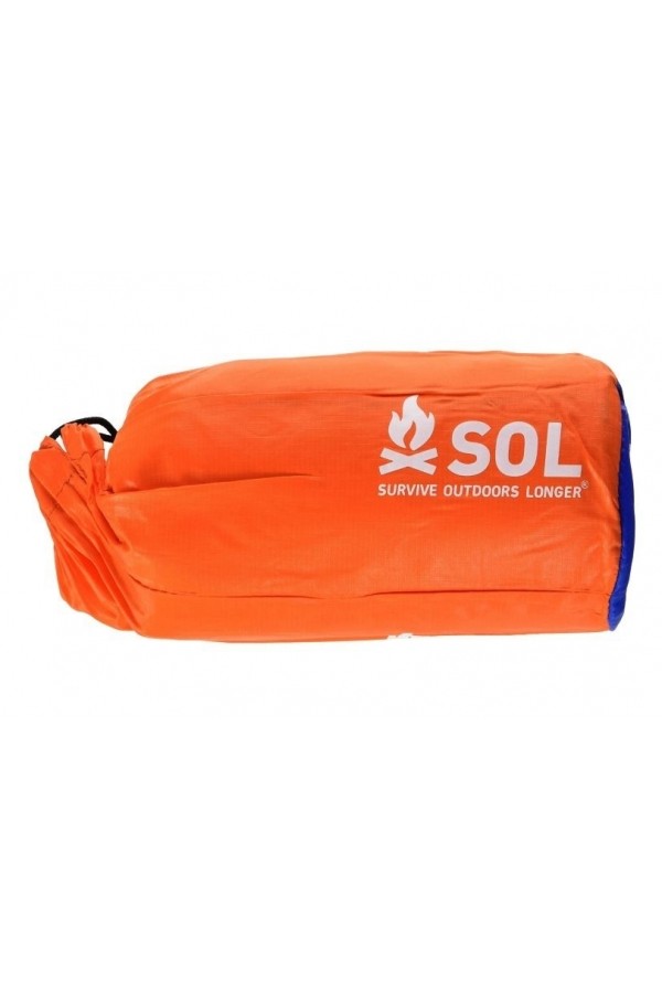 BIVVY XL - 1 à 2 personnes - Sac de couchage de secours - Vue de la housse - Marque SOL