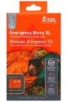 BIVVY XL - 1 à 2 personnes - Sac de couchage de secours - Vue del a boîte - Marque SOL
