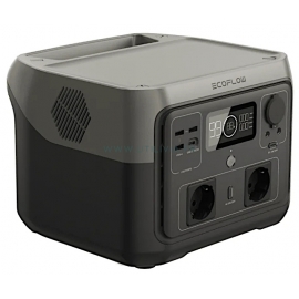 RIVER 2 MAX : Station de charge portable - 512 Wh - Vue de côté - Marque Ecoflow RIVER 2 MAX : Station de charge portable - 512 Wh - Vue de côté - Marque Ecoflow