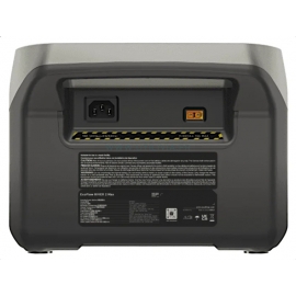 RIVER 2 MAX : Station de charge portable - 512 Wh - Vue de dos - Marque Ecoflow RIVER 2 MAX : Station de charge portable - 512 Wh - Vue de dos - Marque Ecoflow