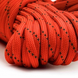 Paracord 550 réfléchissante - 50 ft - 15,2 mètres   Résistance 250 kg - Allume-feu - Vue zoomée  -   SOL