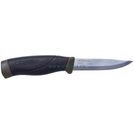 MORA COMPANION HEAVY DUTY MG C : Lame carbone - Couleur vert militaire - réf. 12210 - Marque MORAKNIV