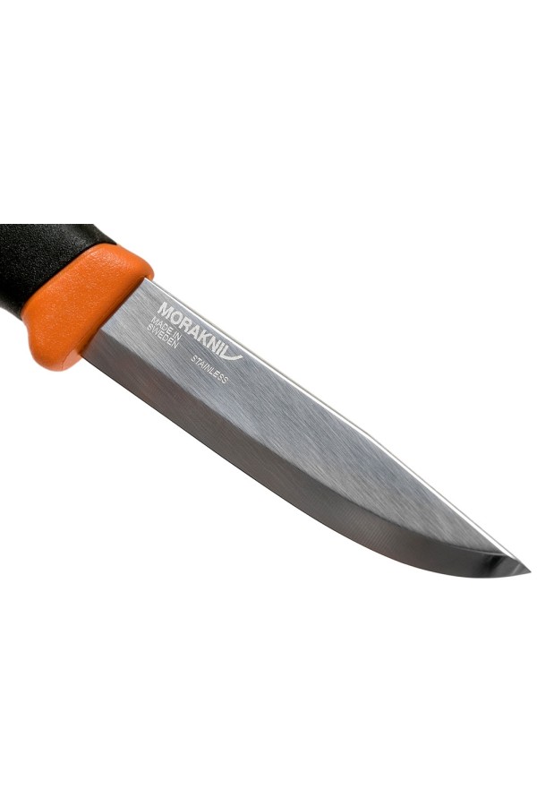 MORA COMPANION HEAVY DUTY : Zoom sur lame en acier inoxydable - MORAKNIV