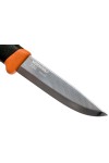 MORA COMPANION HEAVY DUTY : Zoom sur lame en acier inoxydable - MORAKNIV