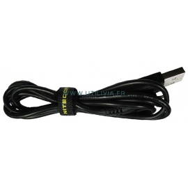 NITECORE NU32 : Lampe frontale - Câble USB fourni - Marque Nitecore