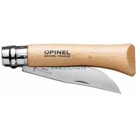 OPINEL N° 10 Inox : Plié