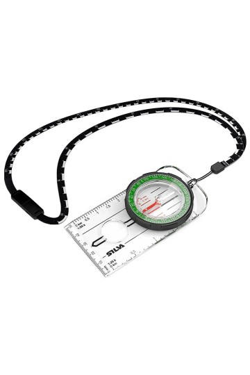 SILVA RANGER : Boussole sur plaquette - bandoulière - Correction de déclinaison - Réf. : 37461