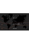Boussole : Zones magnétiques Nord, Équateur, Sud