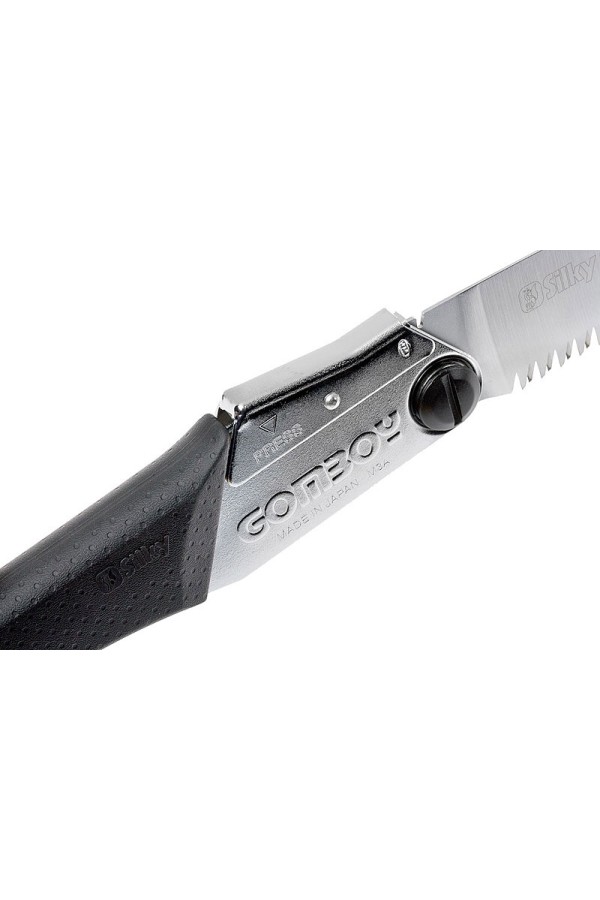GOMBOY 240-10 : Scie bushcraft - Zoom sur le mécanisme -  Marque SILKY