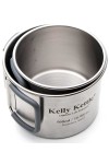 Camping cups set - Tasses s'emboitant complétement - Marque Kelly Kettle