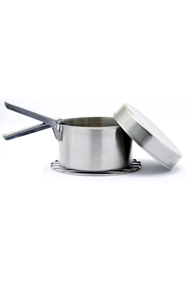 Cook Set Large - Popotte, pince et grille pour réchaud Base Camp et Scout Kettle - Marque Kelly Kettle