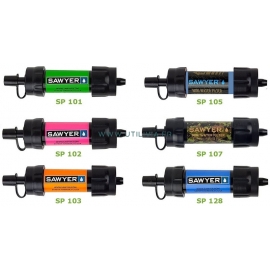MINI SAWYER : 6 différentes couleurs de filtre - Marque SAWYER. MINI SAWYER : 6 différentes couleurs de filtre - Marque SAWYER.
