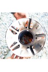 HORIZON STOVE : Réchaud à bois portable - Vue de dessus - Anevay Stove