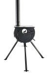 FRONTIER STOVE : Poêle à bois portable avec table de cuisson - Réf. : FS01 - Marque Anevay Stove
