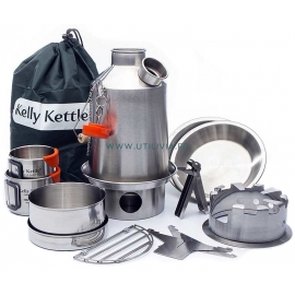 Ultimate Scout Kit : Kit complet du réchaud-bouilloire Base Camp Kettle - Réf. : ULT-SCOUT - Marque Kelly Kettle