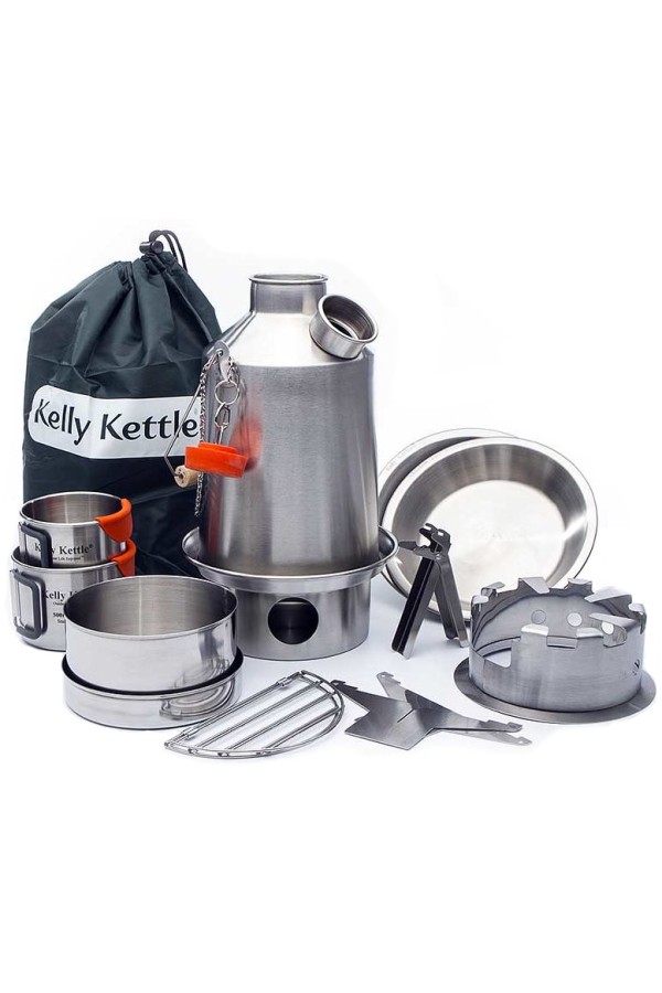 Ultimate Scout Kit : Kit complet du réchaud-bouilloire Base Camp Kettle - Réf. : ULT-SCOUT - Marque Kelly Kettle