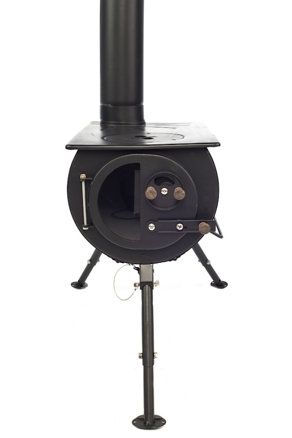 FRONTIER PLUS : Poêle à bois portable avec table de cuisson - Réf. : FPlus - Marque Anevay Stove
