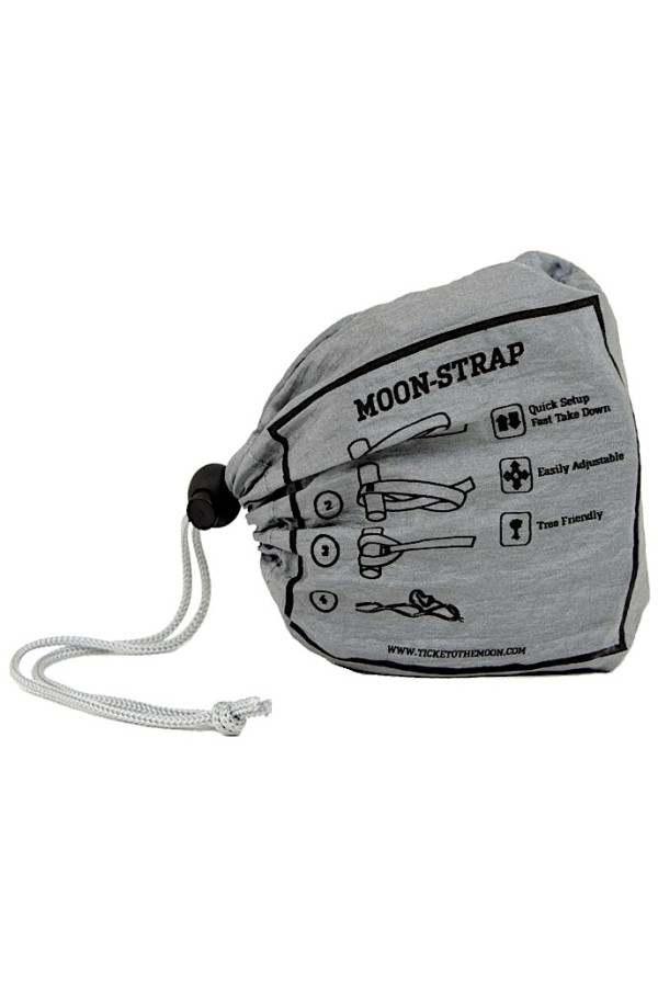 MOON STRAPS : 2 sangles pour hamac - Vue de la housse - Ticket To The Moon.
