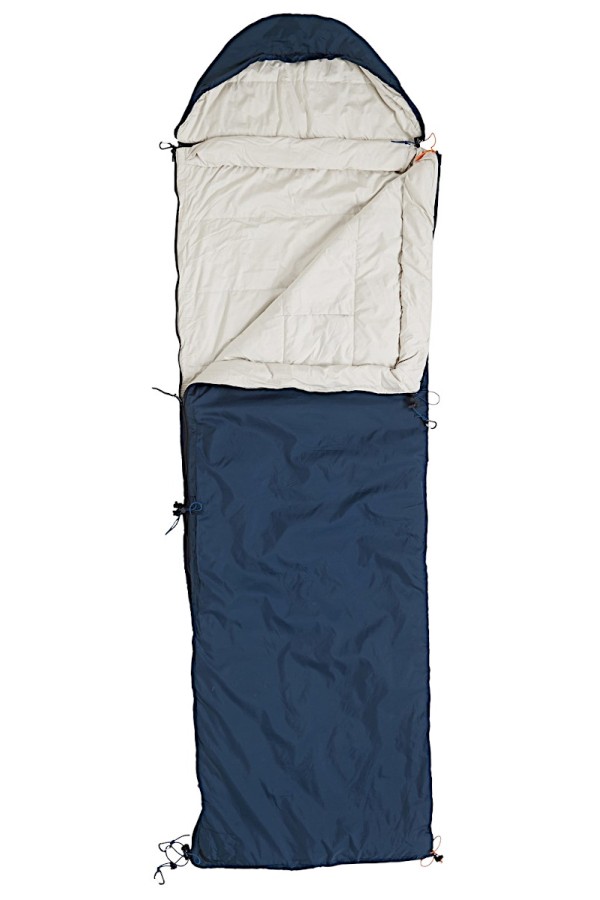 MOONQUILT  : Vue en mode sac de couchage ouvert - Ticket To The Moon.